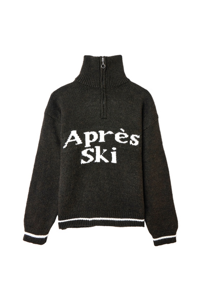 Mudo Loose Fit Zip-Up Stand-Up Collar Sweatshirt