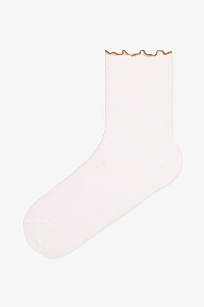 Penti 2 Paar Baumwollsocken mit Bärenstickerei und Rüschen