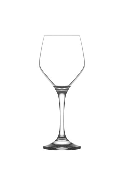 LAV Ella Cam Goblet 6'lı 260 ml Ayaklı (Şarap Kadehi , Kokteyl Bardağı)