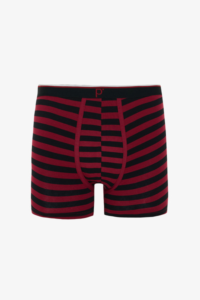 Penti Men's Red Line Striped 3-Pack Organic Boxers