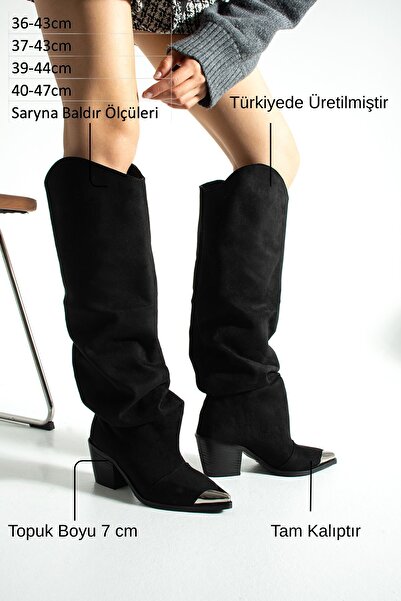 ZENNESHOES Saryna Women's Wide Cut Brown Boots