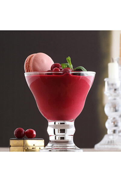 LAV Orion Glass Ice Cream & Dessert Bowl Set of 6 Small Size 255 ml (Jam Bowl)