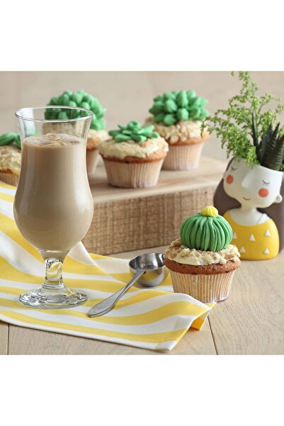 LAV Fiesta Cam Kokteyl Bardağı 6'lı 390 ml (Meşrubat/Smoothie /Milkshake/Soğuk Kahve Bardağı )