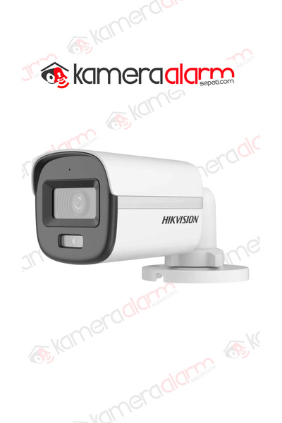Hikvision TVI 1080P Sabit Lensli Colorvu Gece Görüşlü Bullet Kamera (DS-2CE10...