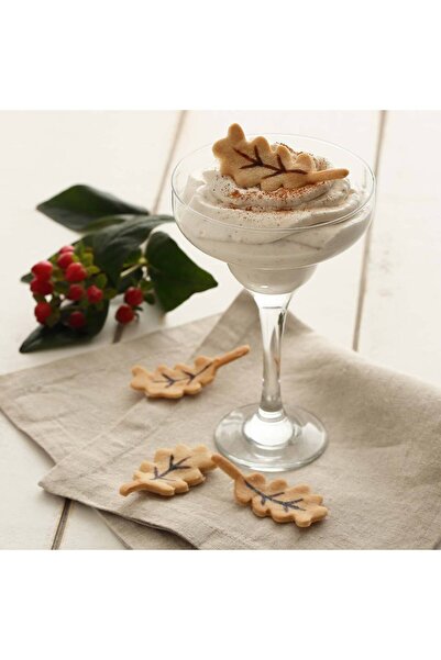 LAV Misket Glass Cocktail Glass Set of 6 300 ml with Stem (Cocktail Glass, Dessert Serving)