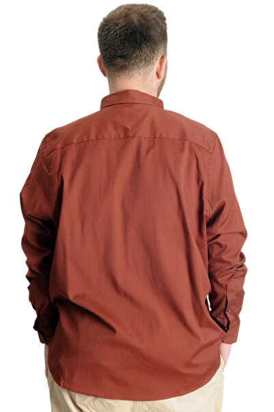 ModeXL Чоловіча кишеня великого розміру Сорочка Ukol Pocket Oxford 20366 Murdum великого розміру