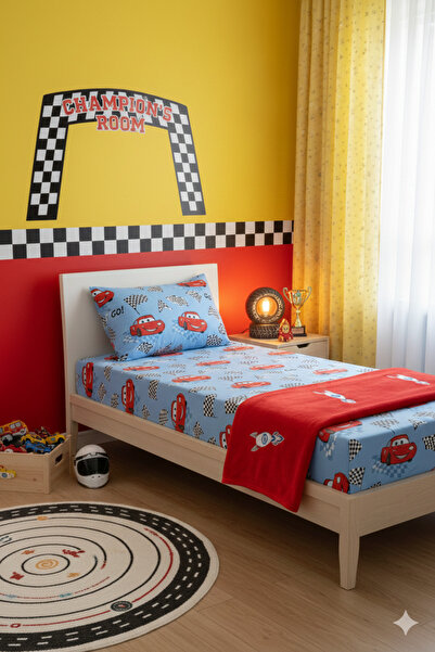 Home طقم ملاءات سرير مطاطية منقوشة للسيارة + 1 غطاء وسادة