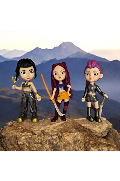 GIA'S WORLD Set of 3 K-pop Collectible Figures Damon Hunter GIA'S WORLD, 18 cm