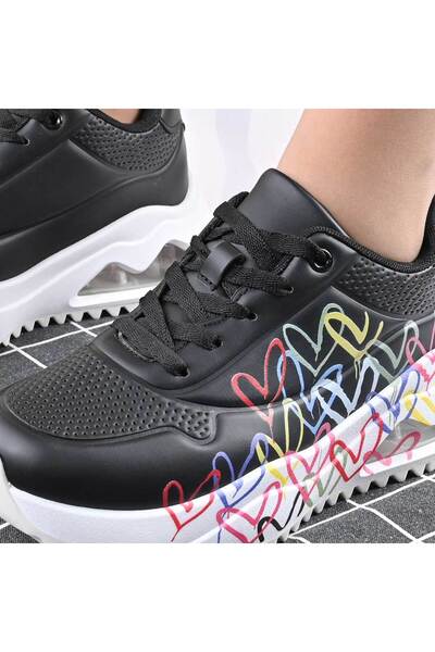 Tmall Pantofi sport pentru femei, din piele, TM1D1430. Negru