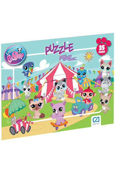 CA Games LITTLEST PET SHOP FRAME PUZZLE 35 PARÇA (Karışık desen gönderilecekt...