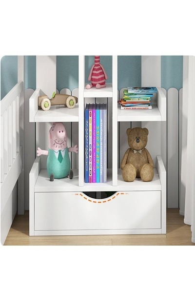 Raffine Creative Bookshelf with Drawer Bookcase 51 x 19 x 141 cm