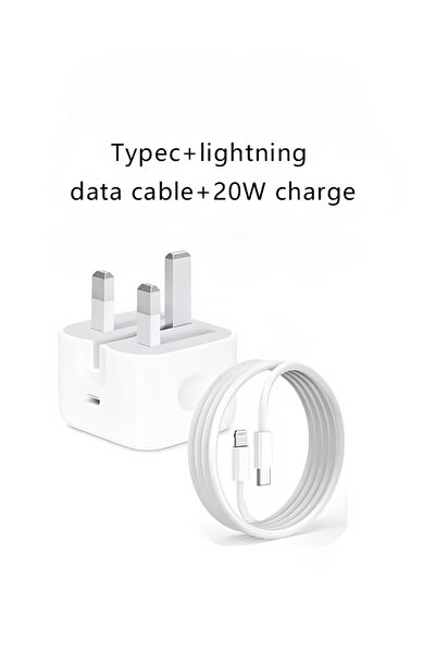 Generic iPhone 20W Fast Charging Kit with 1m USB‑C to Lightning Cable