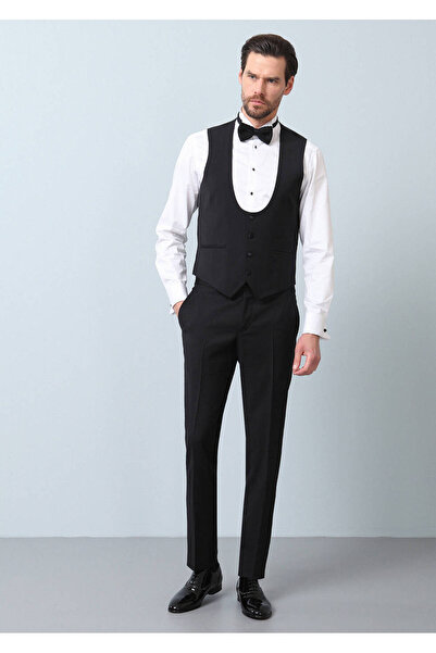 Ramsey Classic Black Plain Vest