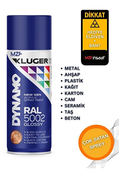 MZF SPREY BOYA AHŞAP-METAL-PLASTİK- RÜTUŞ- BOYASI