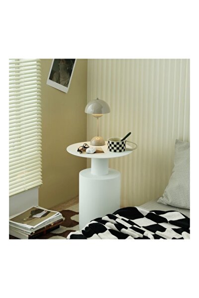 C&C Home Nordic Style Modern Minimalist Round Living Room Bedside Table