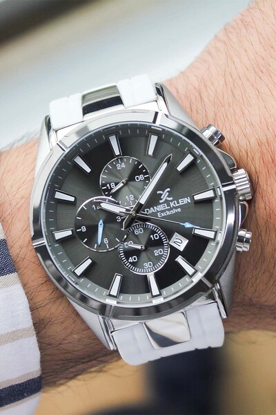 Daniel Klein Dk277180 Silicone Strap Men's Wristwatch