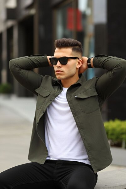 comstar Men's Parachute Fabric Comfortable Fit Shirt