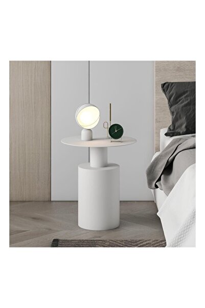 C&C Home Nordic Style Modern Minimalist Round Living Room Bedside Table