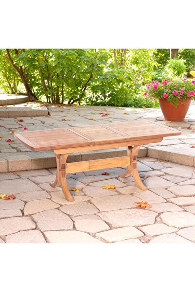 ReHome Lotus 160(+50)x90 cm İroko Dikdörtgen Masa