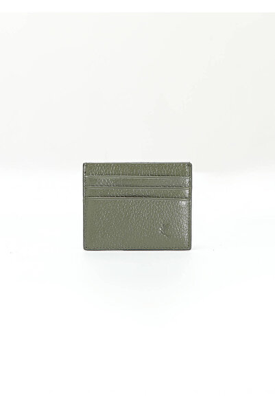Ramsey Khaki Leather Card Holder