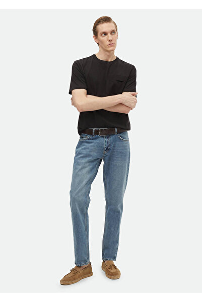 Ramsey Black Crew Neck 100% Cotton T-Shirt