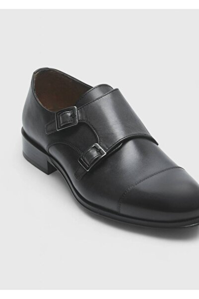 Ramsey Anthracite Leather Classic Shoes