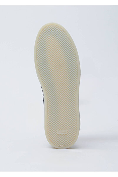 Ramsey Navy Blue Leather Sneakers