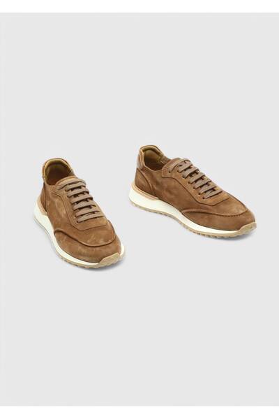 Ramsey Tan Suede Sports Shoes