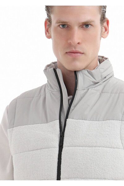 Ramsey Ecru and Wool Mixed Woven Sports Vest