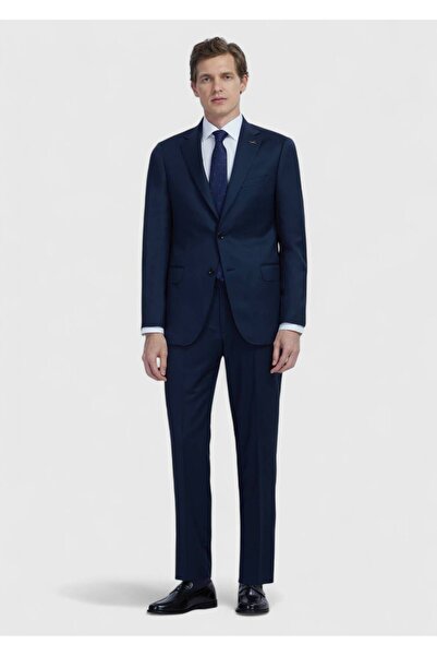 Ramsey Saks Flat Regular Fit 100% Wool Suit