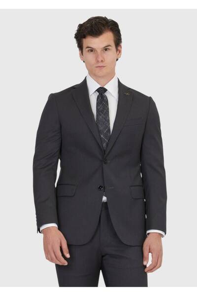 Ramsey Anthracite Straight Regular Fit 100% Wool Suit