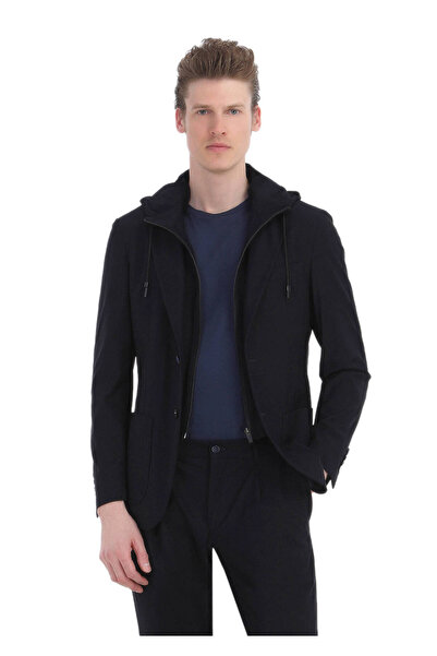 Ramsey Black Knitted - Micro Comfort Fit Suit