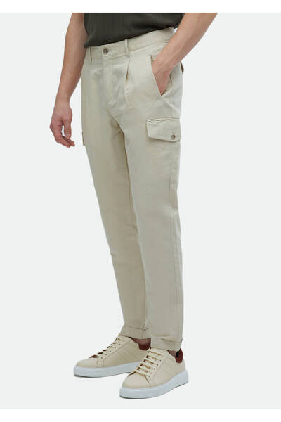 Ramsey Бей Морква Фіт Повсякденні штани Памук