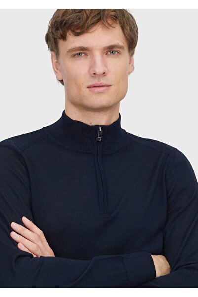 Ramsey Πλεκτό πουλόβερ με μισό ζιβάγκο με μισό ζιβάγκο