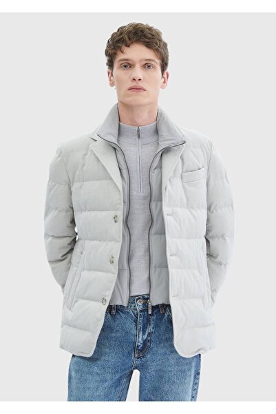 Ramsey Light Gray Regular Fit Micro Gel Fiber Sports Jacket