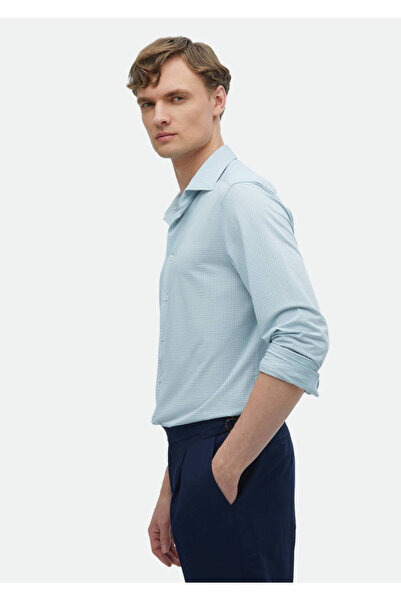 Ramsey Ανοιχτό γκρι ριγέ - Πουκάμισο Casual Fit