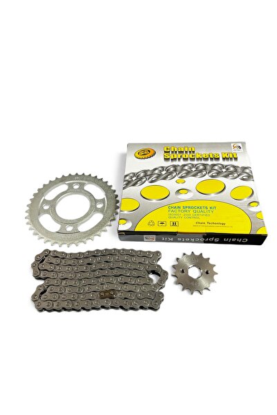 MOTORKİT MK CG ZİNCİR DİŞLİ SET SFR [15T/38T] [428 x 110L] CG - KUBA ÇİTA - A...