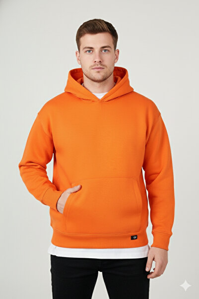 MBEY1989 Πορτοκαλί Unisex Oversize Hoodie