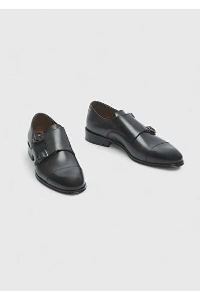 Ramsey Anthracite Leather Classic Shoes