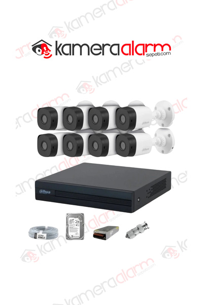 DAHUA 8li dahua ahd kamera seti 2mp