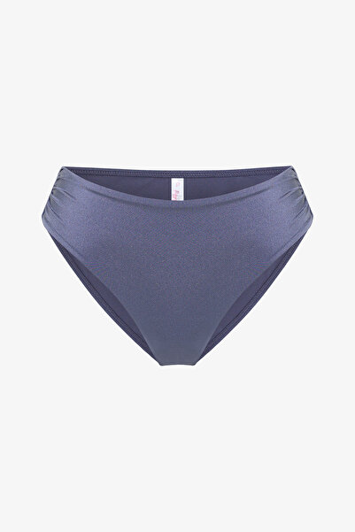 Penti Šedý živůtkový díl bikin se stahovací šňůrkou - kolekce Gamze Erçel