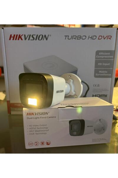 Hikvision Hikvison  8 kanal Gece Renkli 6 kamerali 500gb hdd