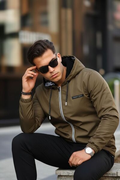 comstar Дощовик з капюшоном і кишенями, хакі