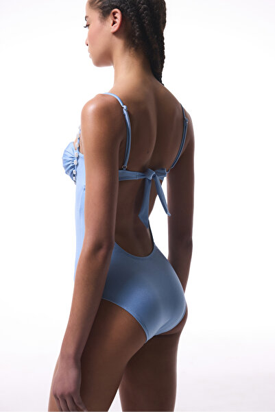 Penti Blue Buckle Swimsuit - Gamze Erçel Collection