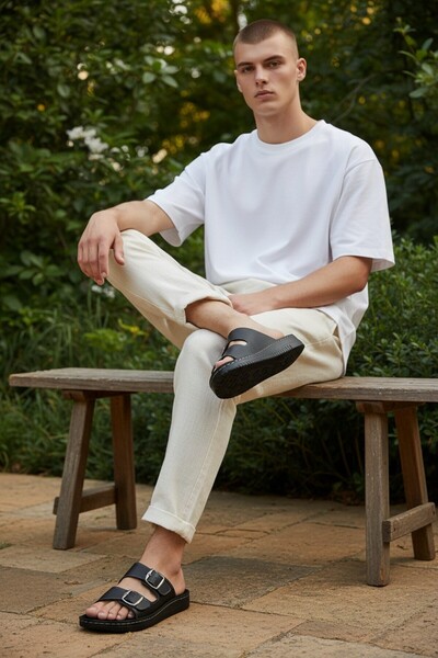 Konfores 2156 Çift Tokalı Tam Anatomik Tabanlı Günlük,Umre ve Hac İçin Uyumlu...