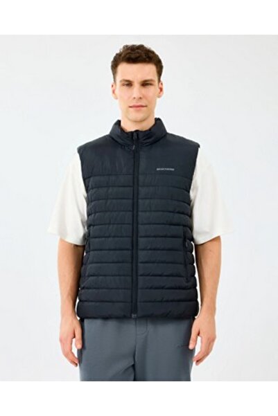 SKECHERS S242212-3817 m Outerwear Polar Lining Padded Men's Vest