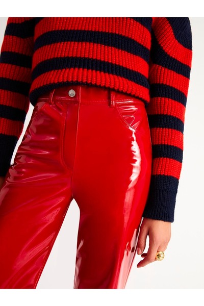 Nocturne Geniş Paça Rugan Pantolon