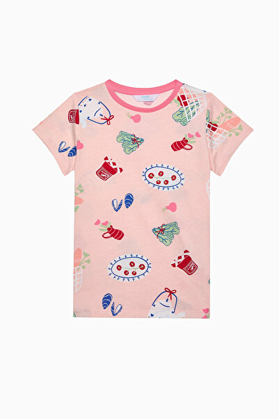 Penti Mehrfarbiges 2-teiliges Pyjama-Set aus lokaler Baumwolle für Mädchen