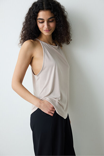 Penti Light Beige Tank Top with Back Detail