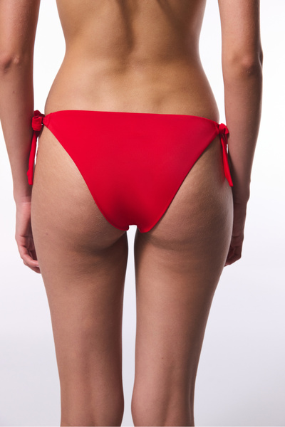 Penti Red Low Waist Brazilian Bikini Bottom